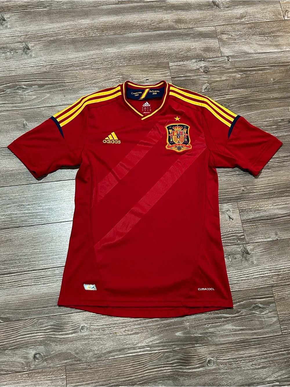 Spain 2011/2012 Authentic Adidas Soccer Jersey Size Small